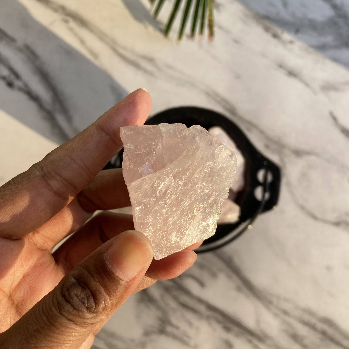 Rose Quartz Raw Stone | For Love & Self Confidence Crystal Stones