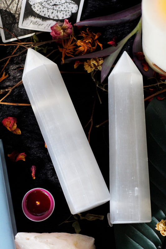 Selenite Big Pointer | Crystal - 1 Unit
