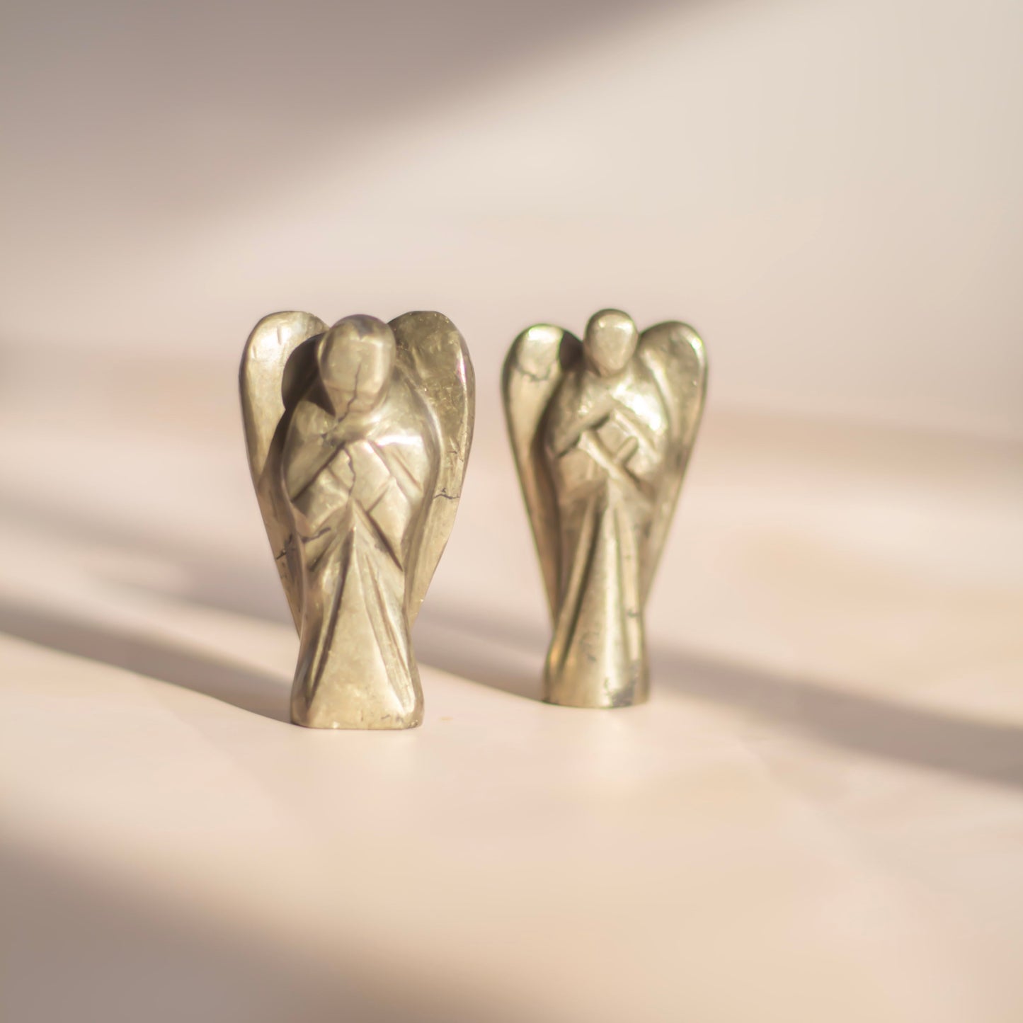 Pyrite Angel Carving Crystal & Stones