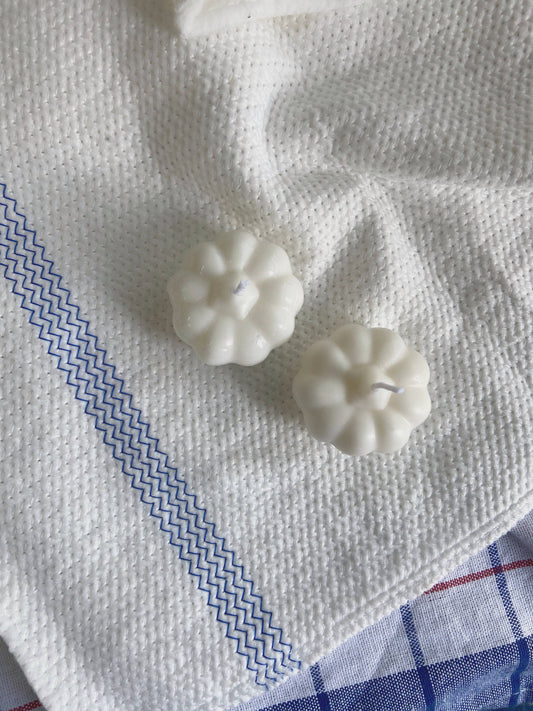 Mini Pumpkin Candle | White Soy Candle