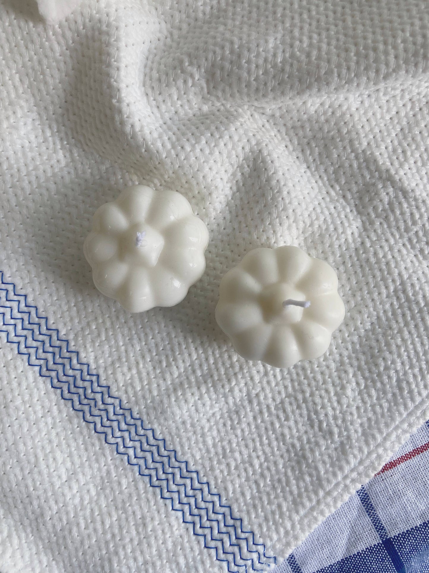 Mini Pumpkin Candle | White Soy Candle