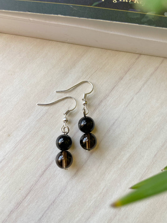 Black Tourmaline + Smoky Quartz | Protection Crystal & Stones