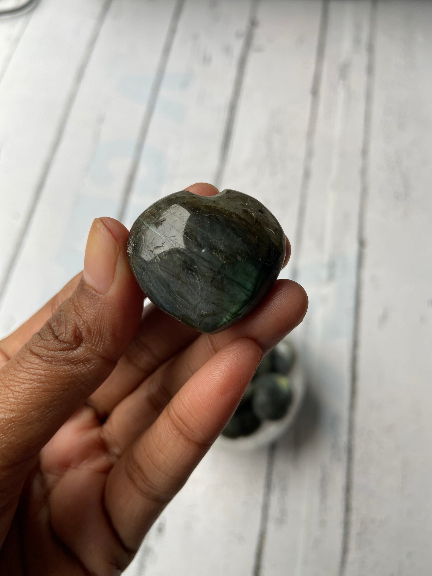 Labradorite Mini Hearts Crystal & Stones