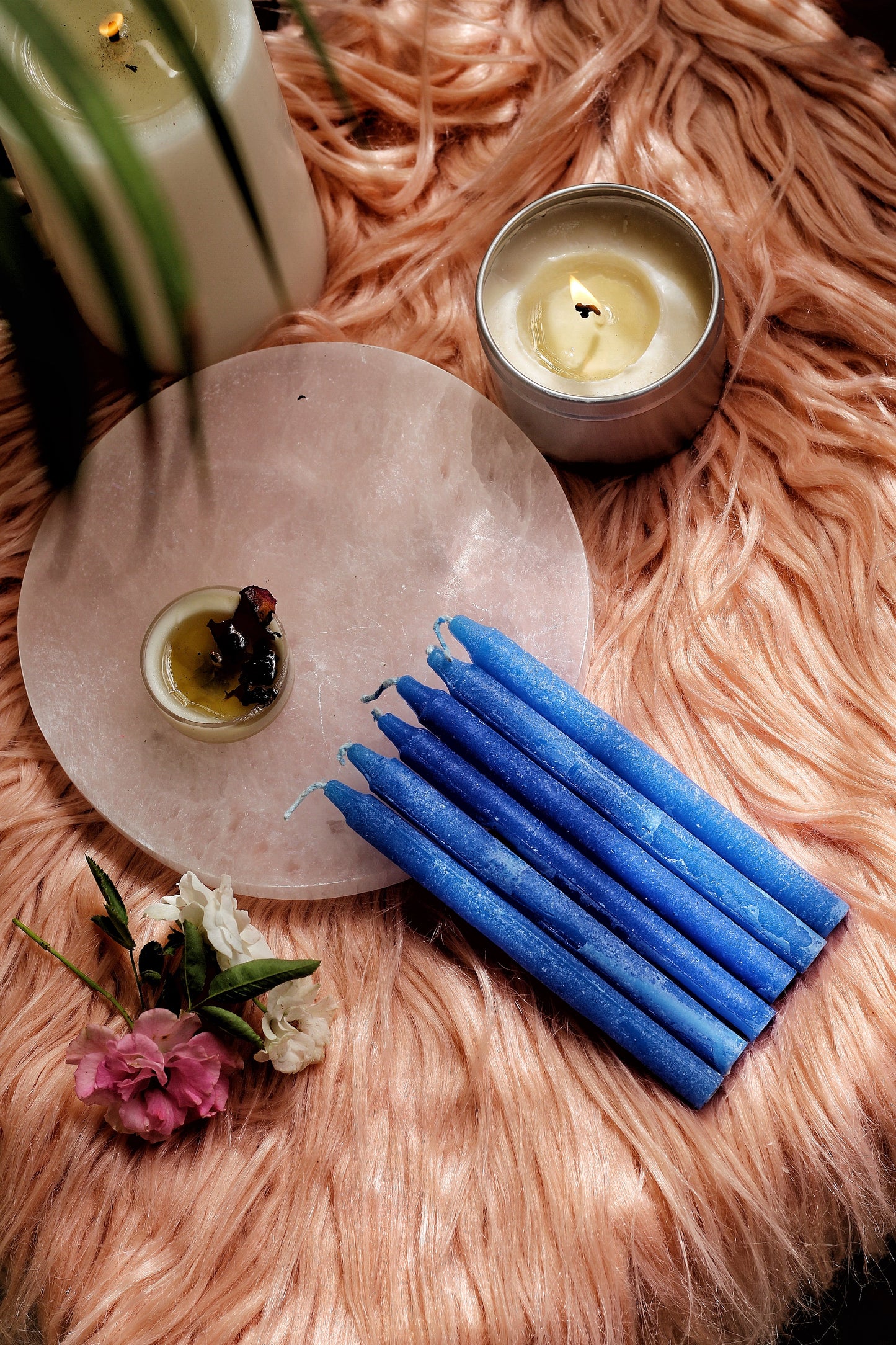Blue Candle for spell in India
