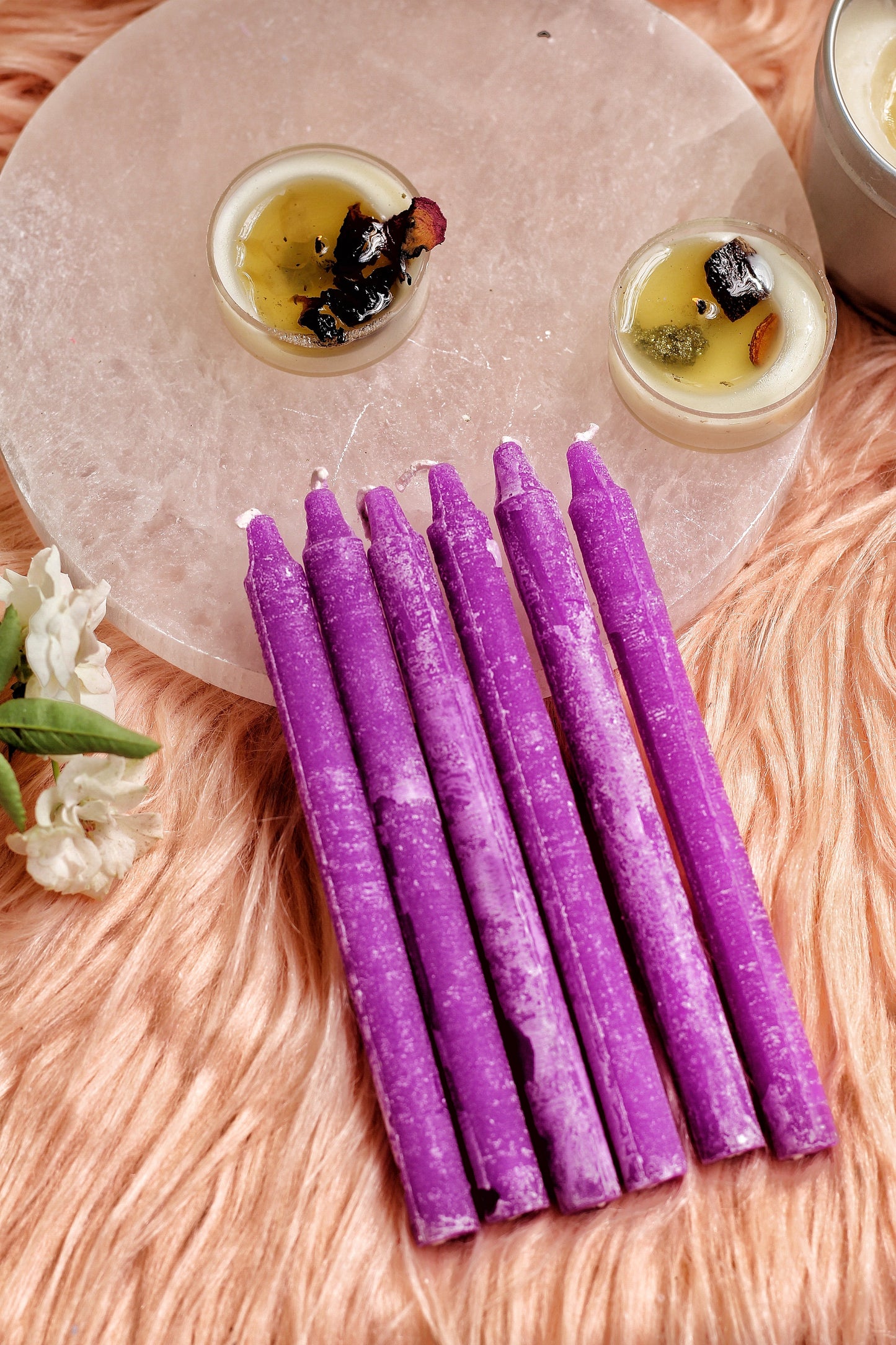 Purple Candle | Spell Work Set Of 25 50 100 200