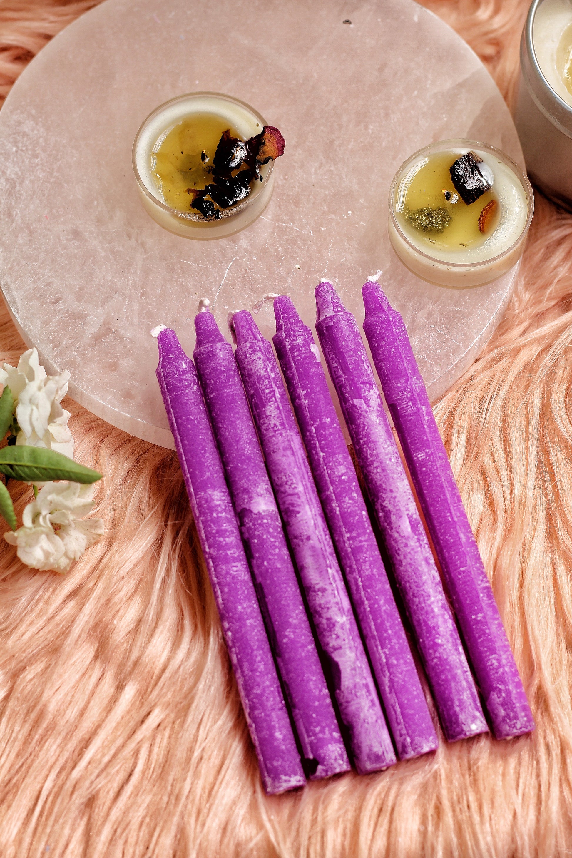 Purple Candle | Spell Work Set Of 25 50 100 200