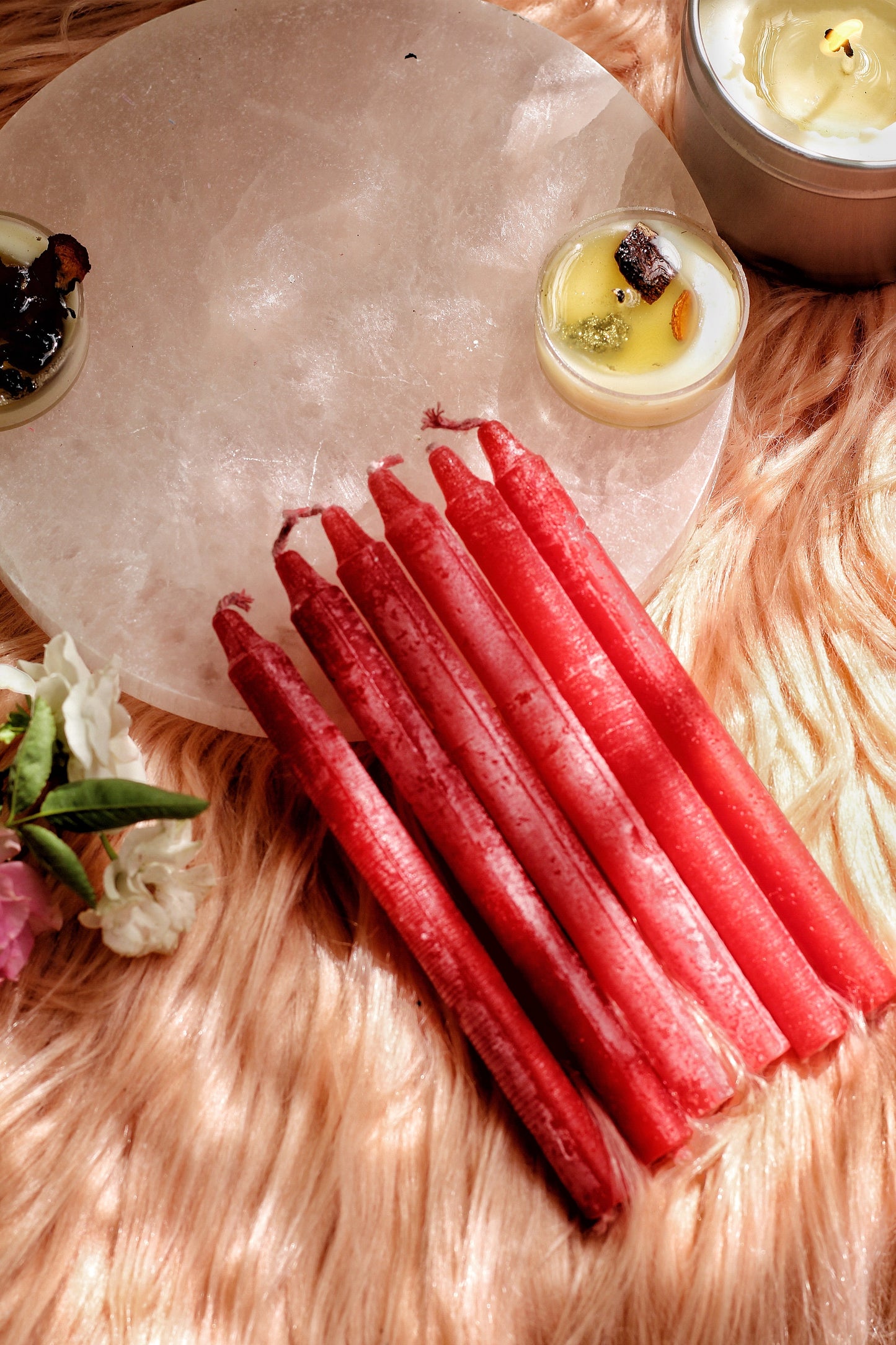 Red Candle | Spell Work - Set Of 25 50 100 200
