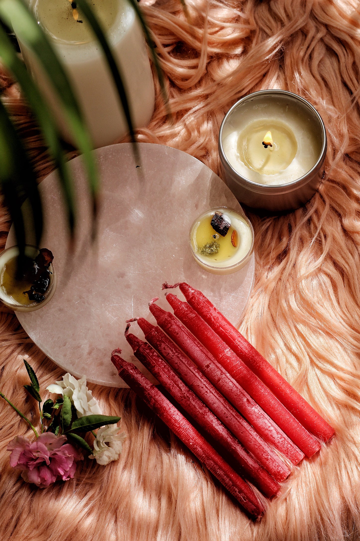 Red Candle | Spell Work - Set Of 25 50 100 200