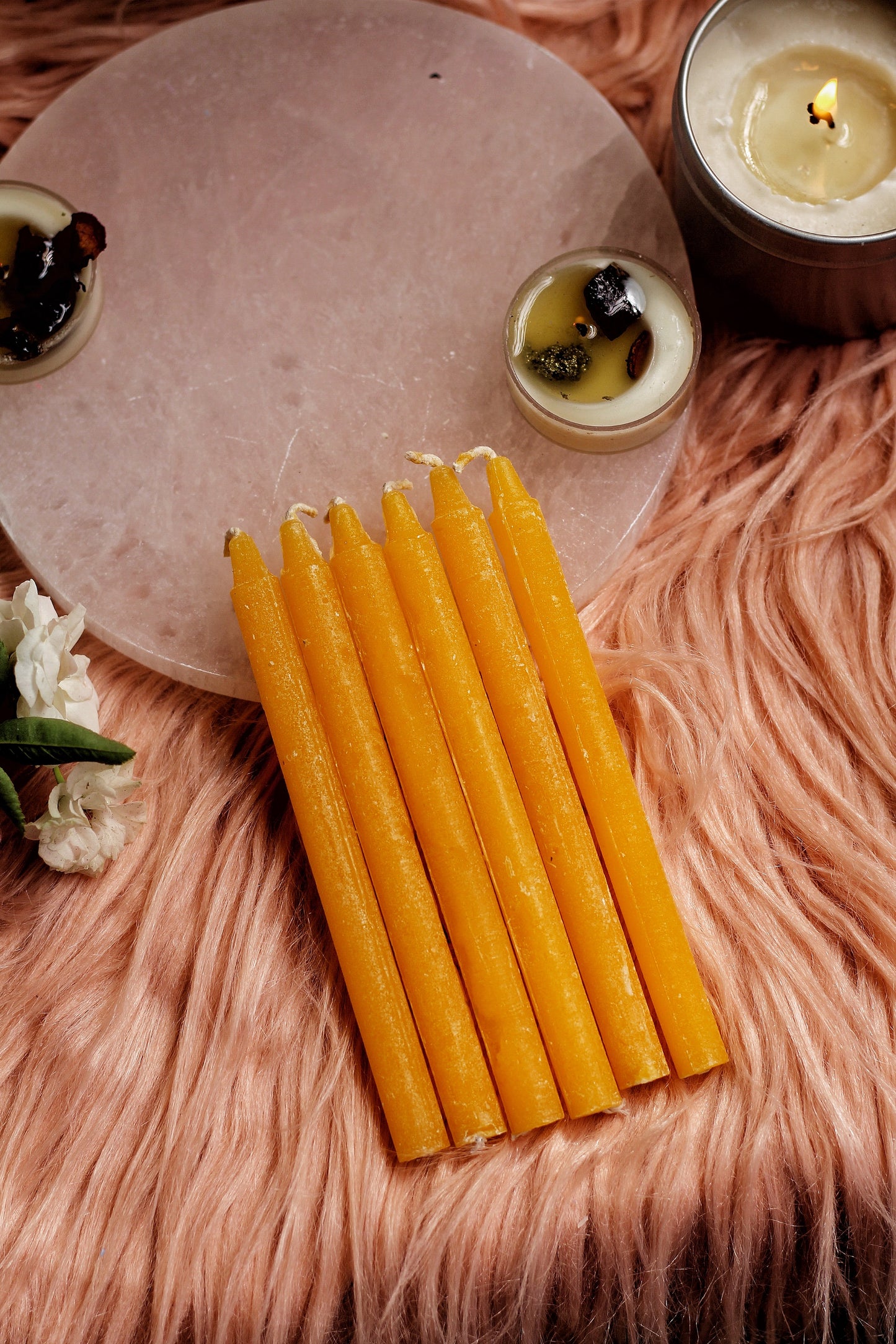 Orange Candle | Spell Work - Set Of 25 50 100 200