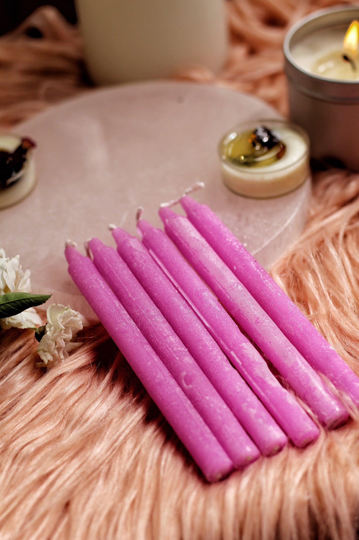 Pink Candle | Spell Work - Set Of 25 50 100 200