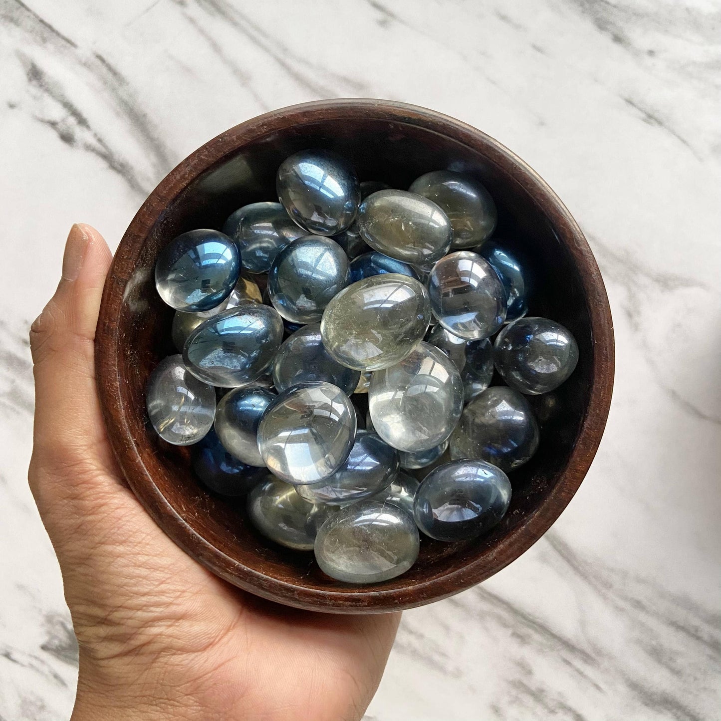 Blue Aura Quartz | Communication & Expression Crystal Stones