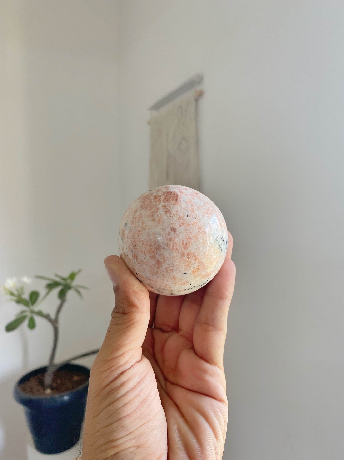 Sunstone Sphere | Stone Of Stability & Personal Strength Crystal Stones