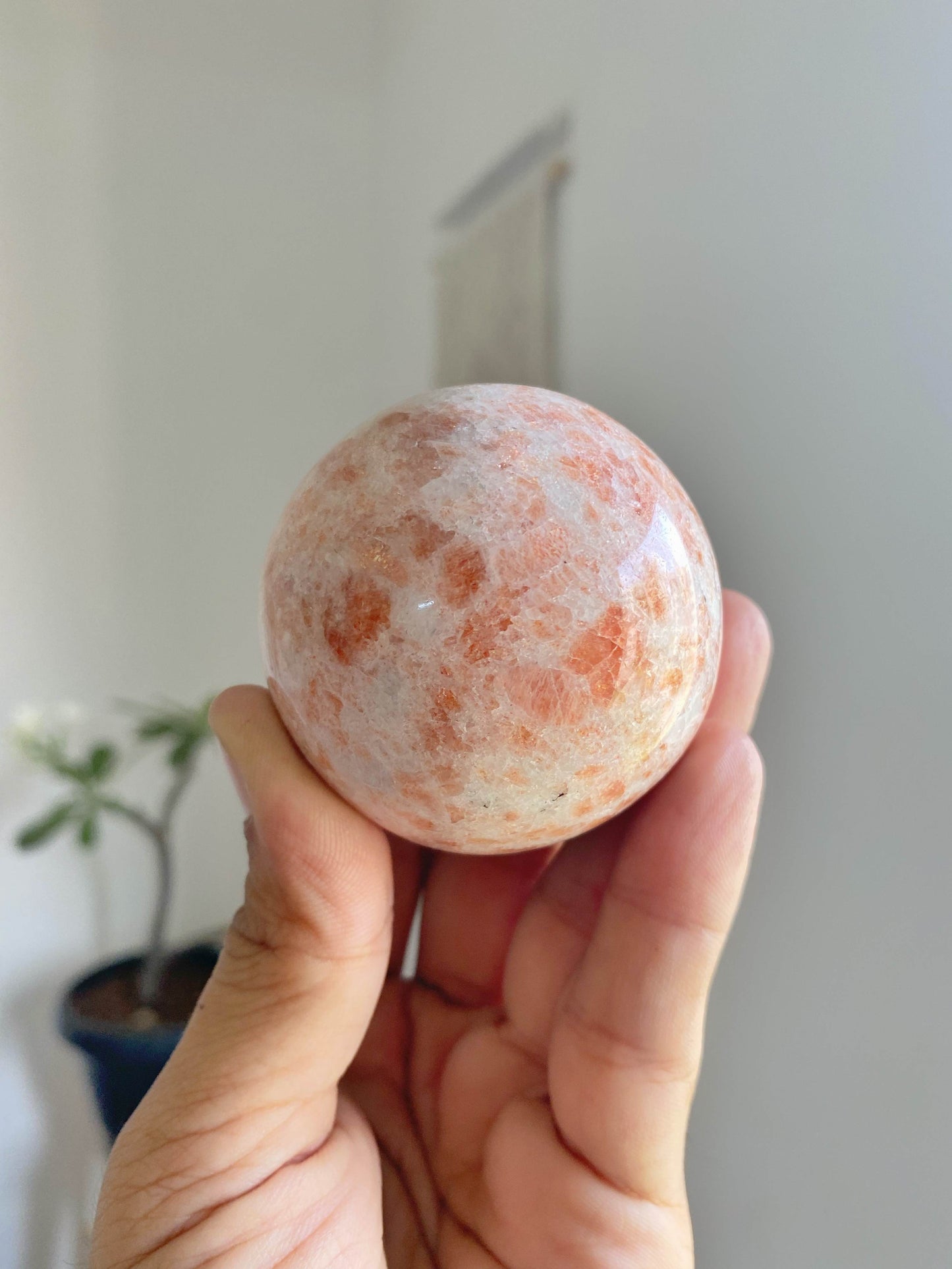 Sunstone Sphere | Stone Of Stability & Personal Strength Crystal Stones