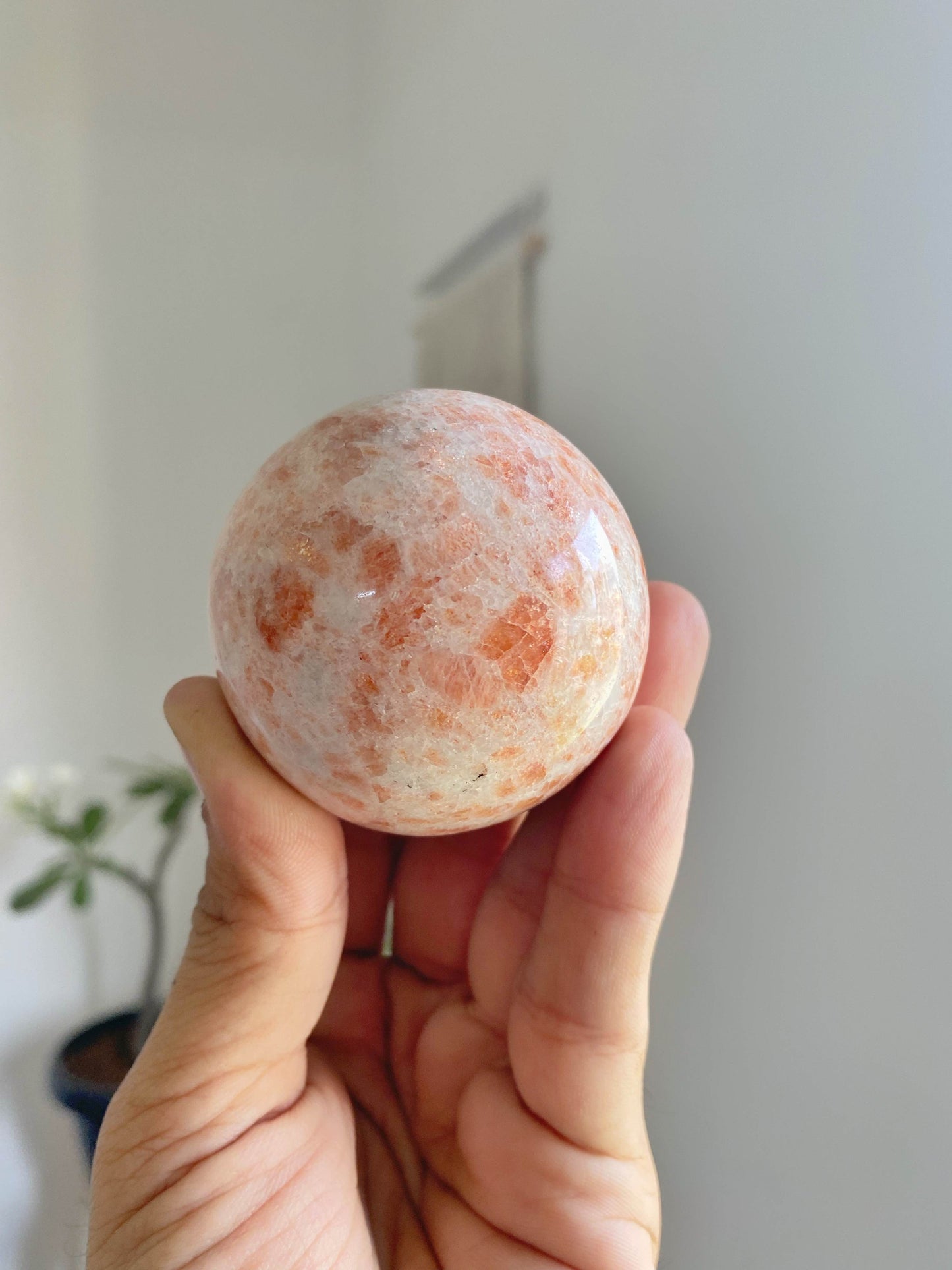Sunstone Sphere | Stone Of Stability & Personal Strength Crystal Stones