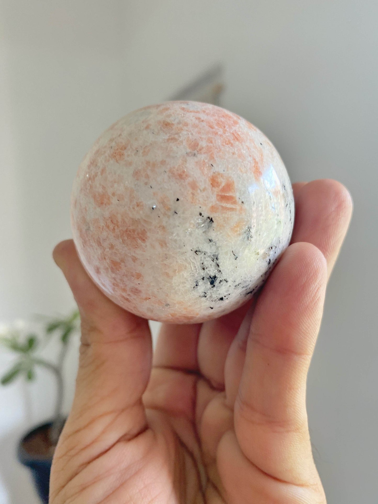 Sunstone Sphere | Stone Of Stability & Personal Strength Crystal Stones