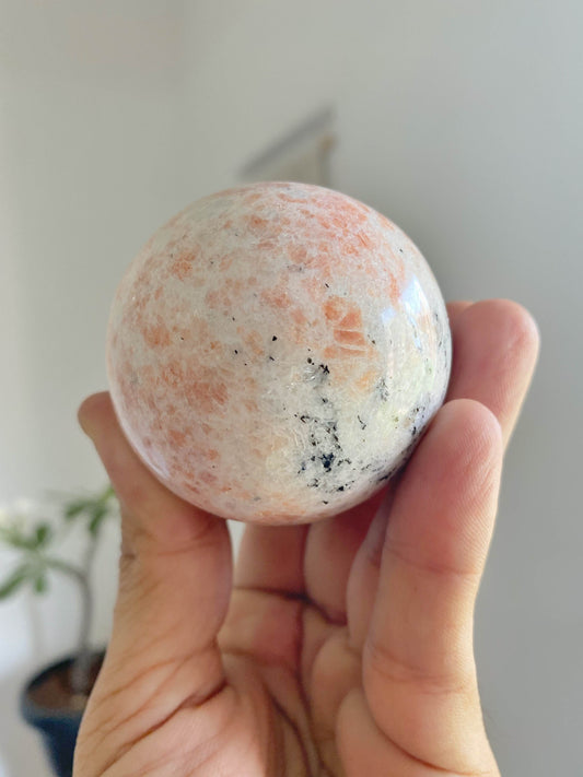 Sunstone Sphere | Stone Of Stability & Personal Strength Crystal Stones