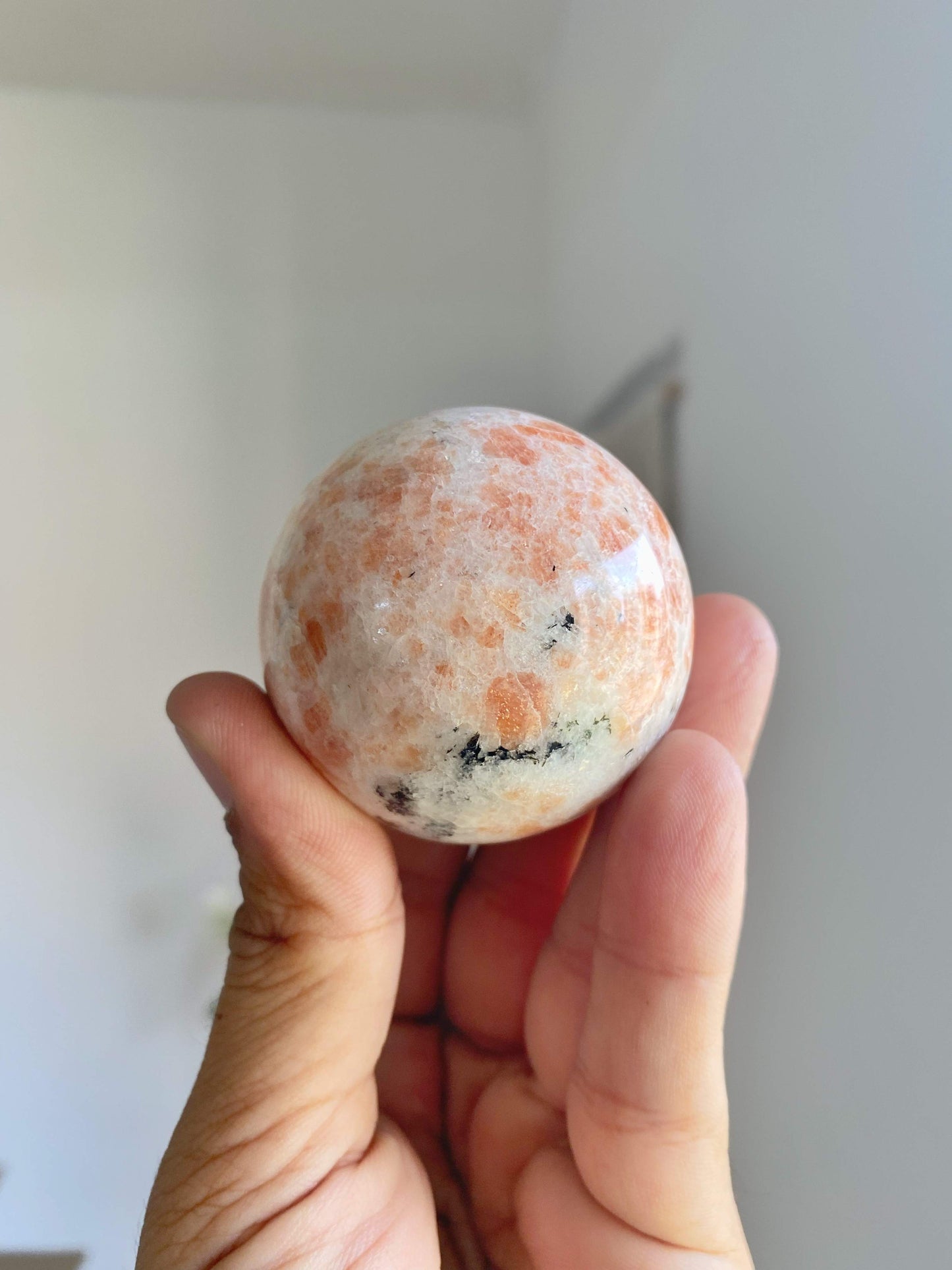 Sunstone Sphere | Stone Of Stability & Personal Strength Crystal Stones