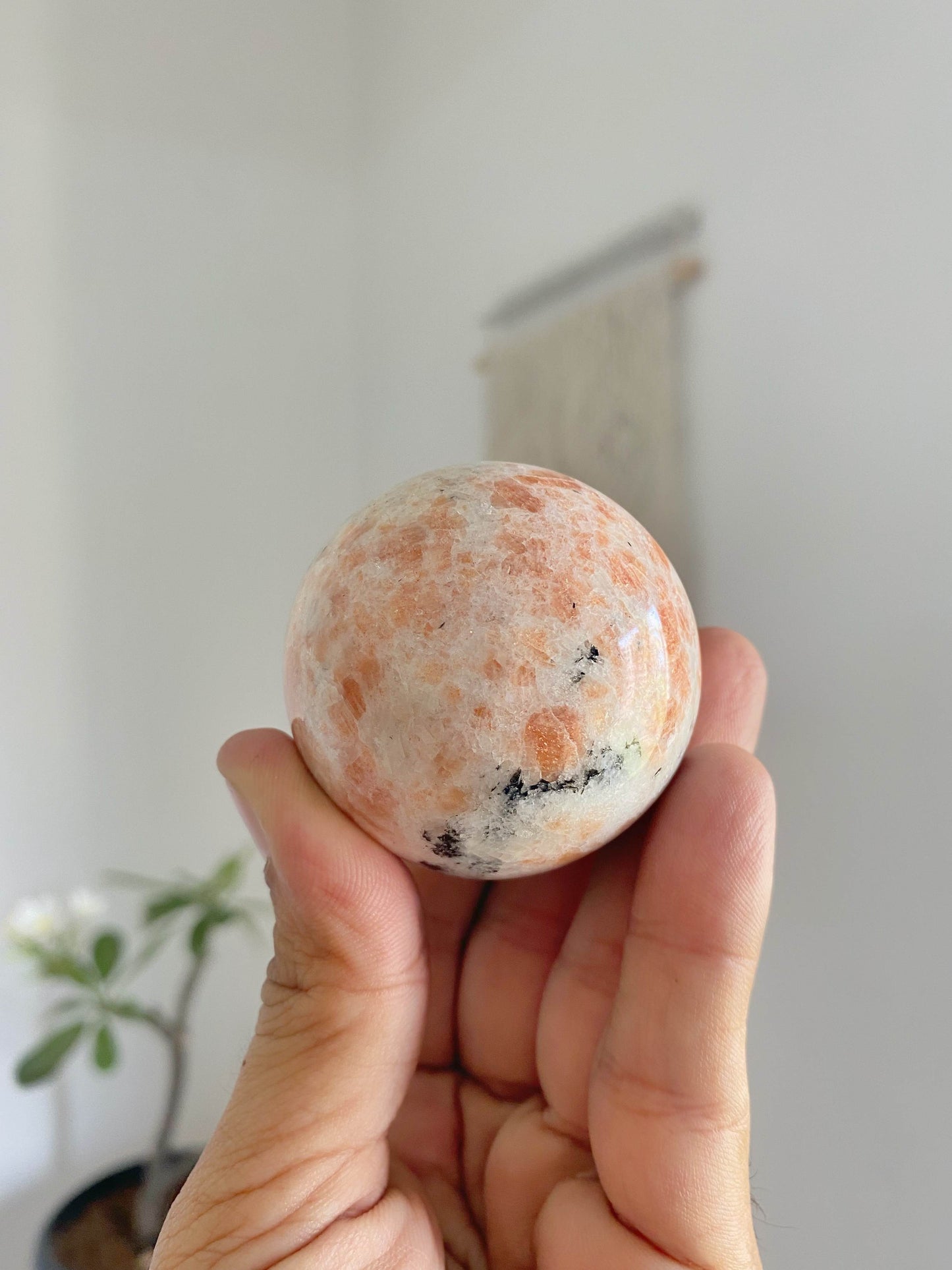 Sunstone Sphere | Stone Of Stability & Personal Strength Crystal Stones