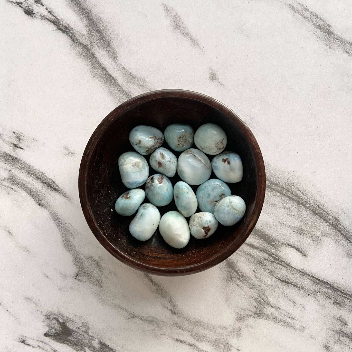 Larimar Crystal Tumble | Heals Physical & Mentally Stones