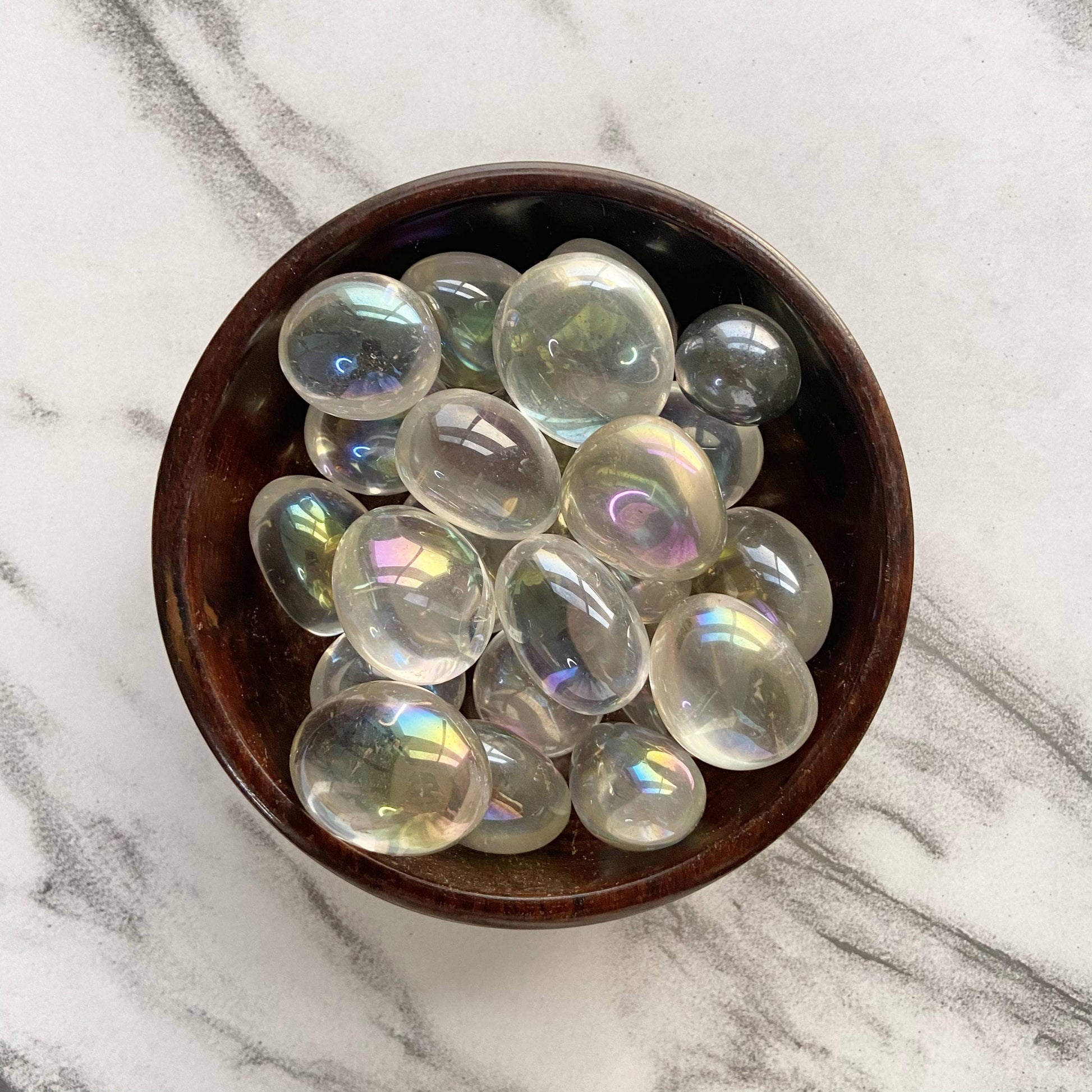 Angel Aura Quartz Tumble | Peace & Purification Crystal Stones