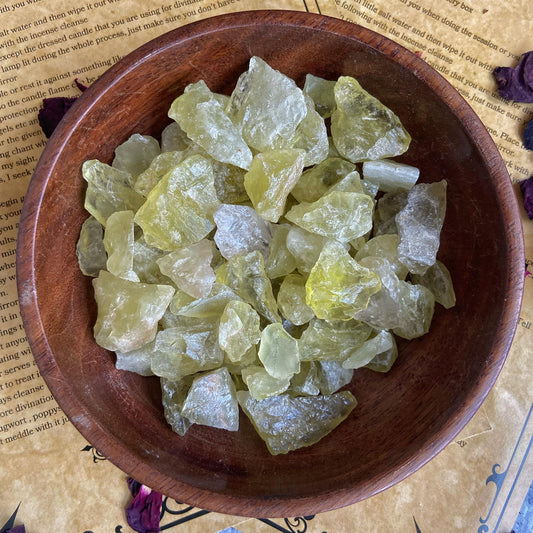 Lemon Quartz Raw Stone  | Reduce Distraction and improves concentration