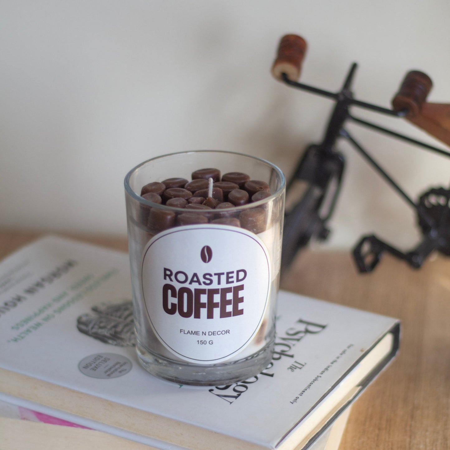 Roasted Coffee Soy Scented Candle | 150 Gm