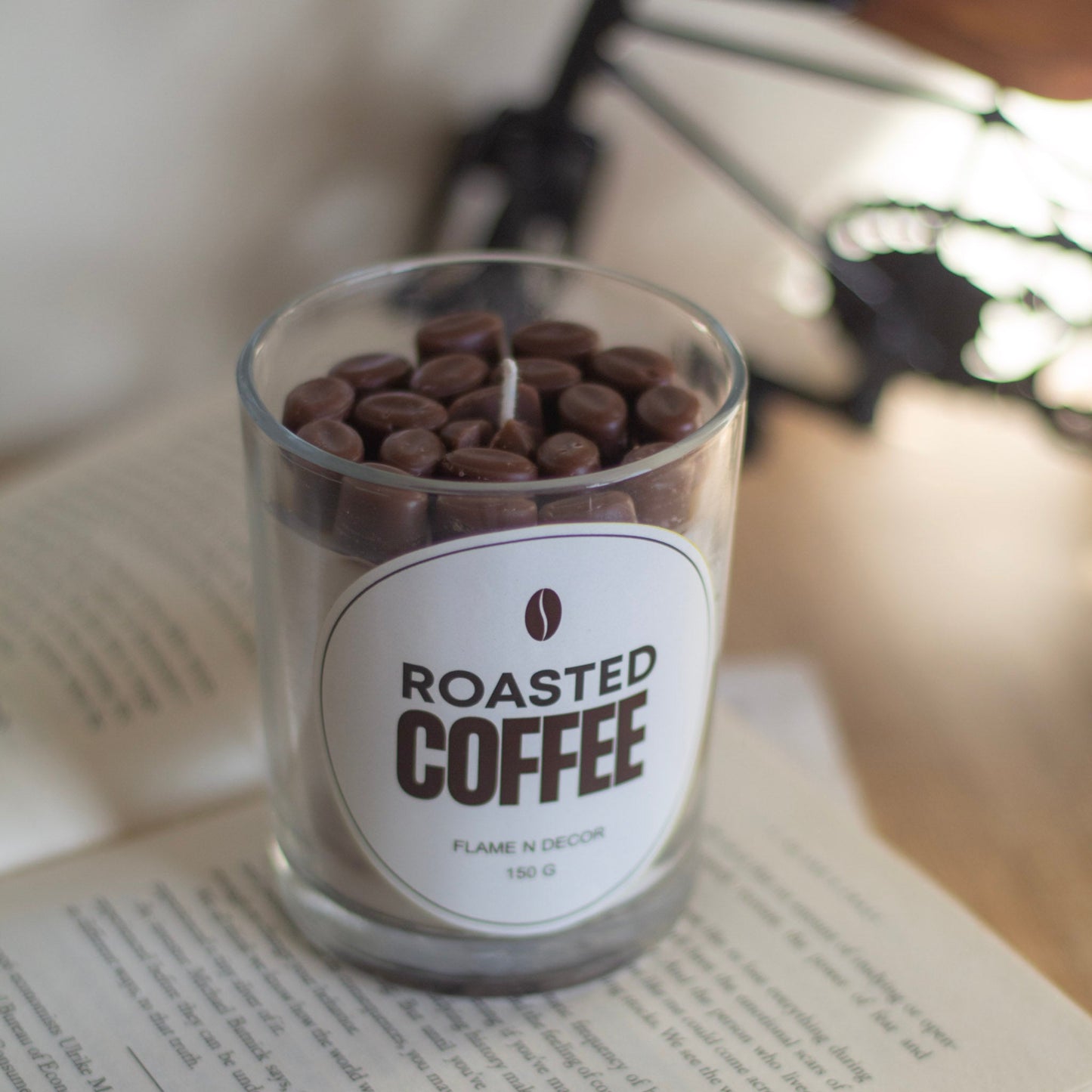 Roasted Coffee Soy Scented Candle | 150 Gm