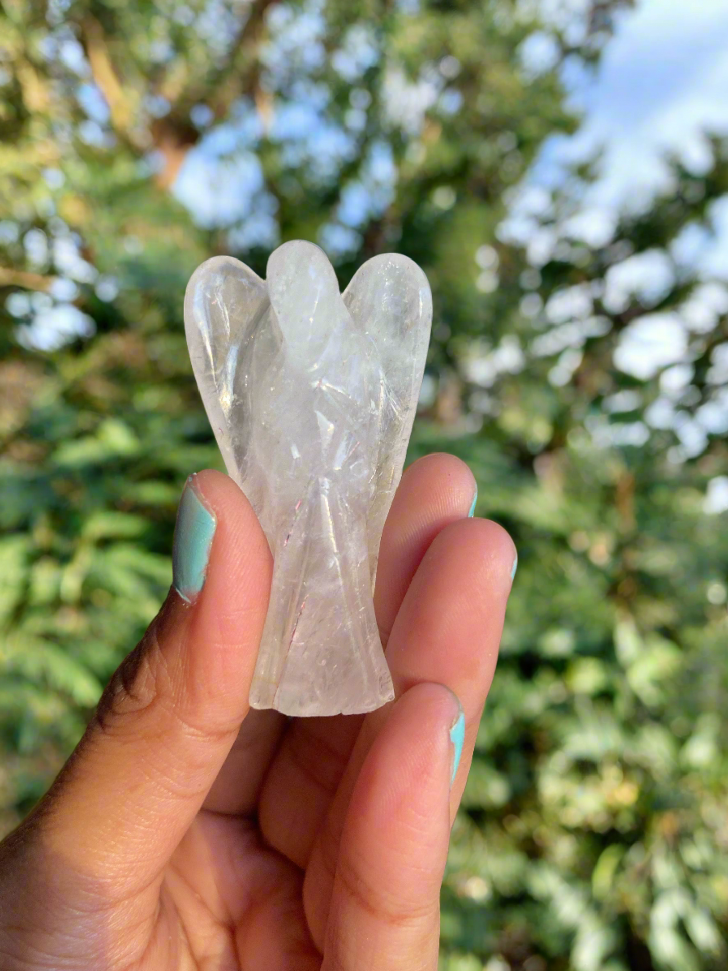 Clear Quartz Angel Carving - Pack of 2 | Amplify the Energies