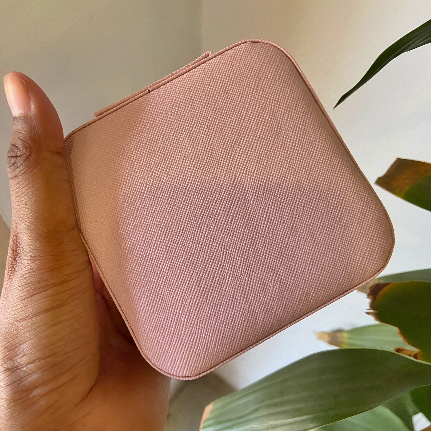 Pu Leather Zipper Portable Storage Box Case Boxes By The Lilith Store