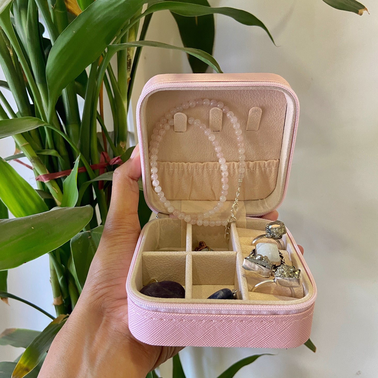 Pu Leather Zipper Portable Storage Box Case Boxes By The Lilith Store