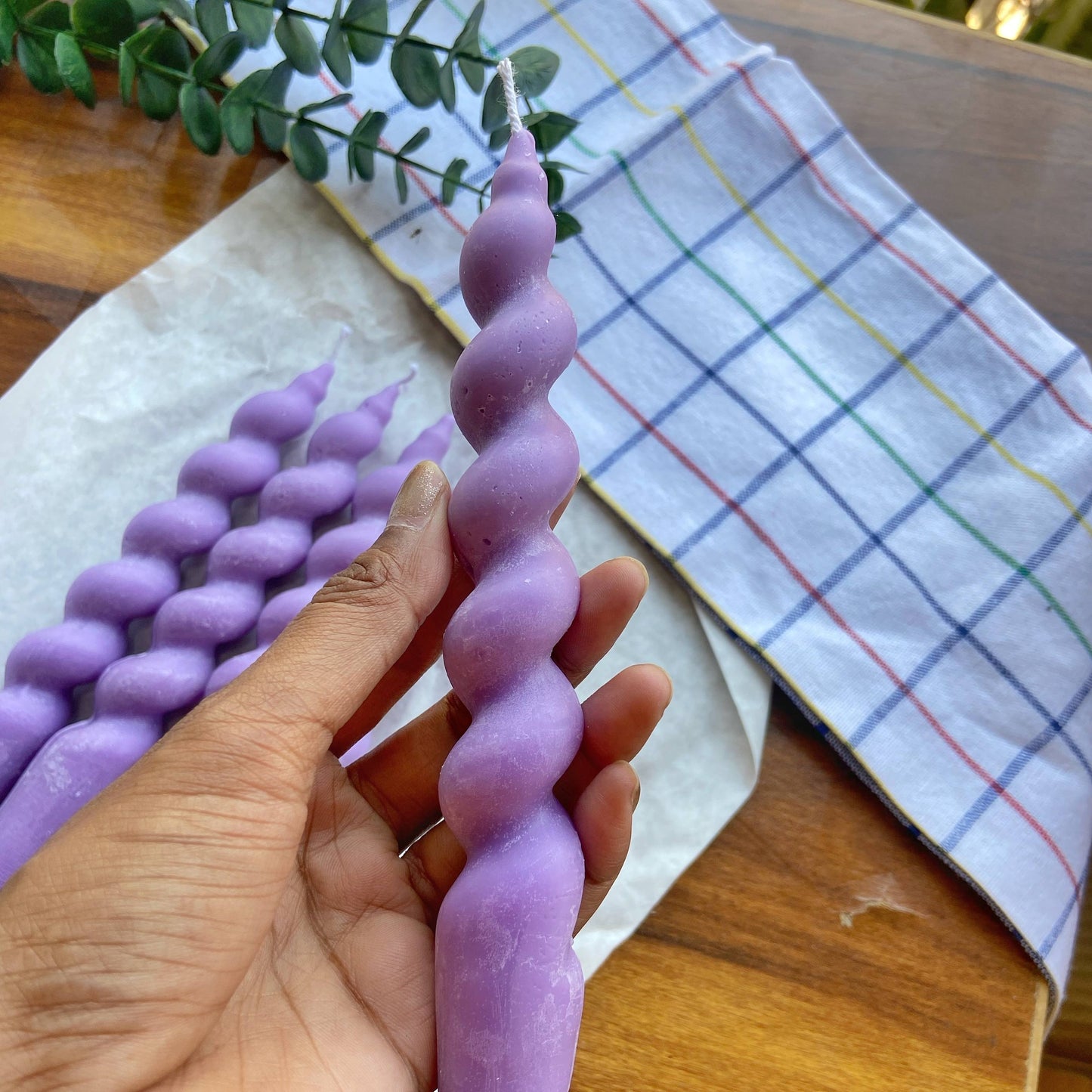 Lavender Spiral Soy Candle | Pack of 5