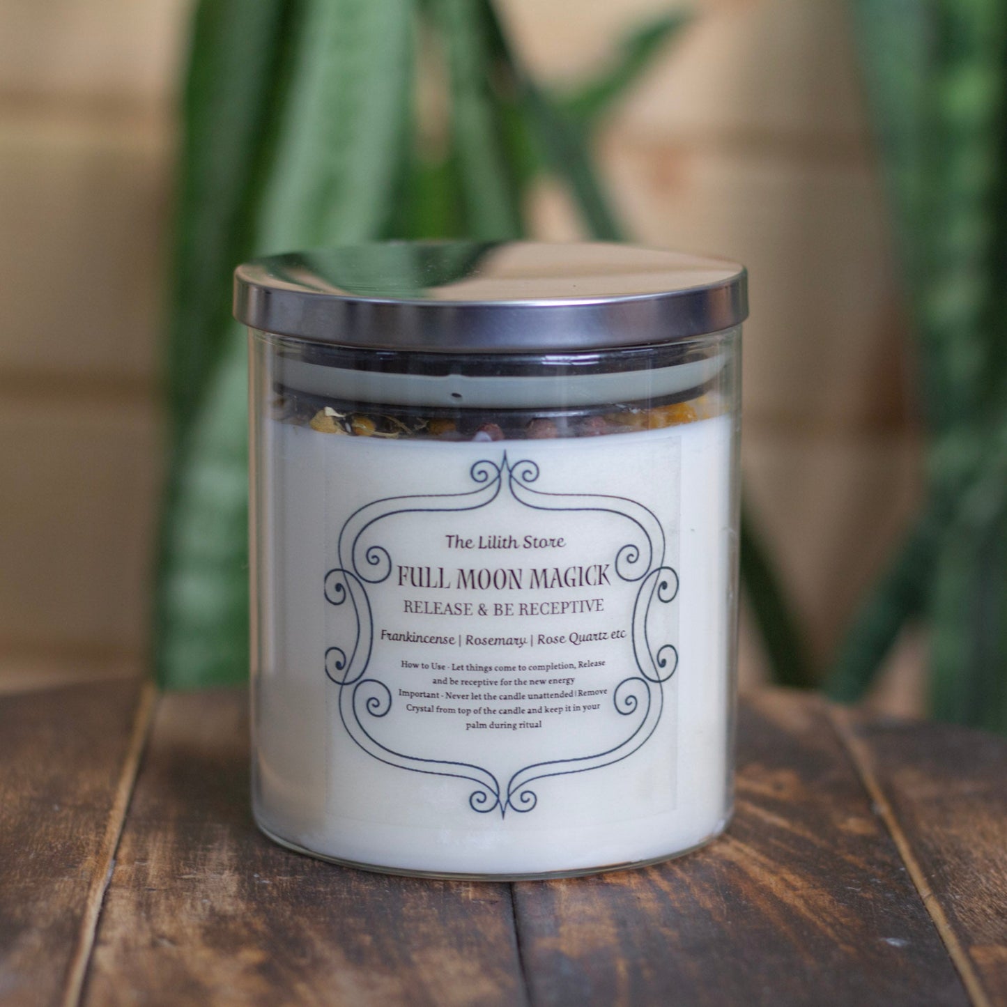Full Moon Magick Intention Candle | Ritual Candles