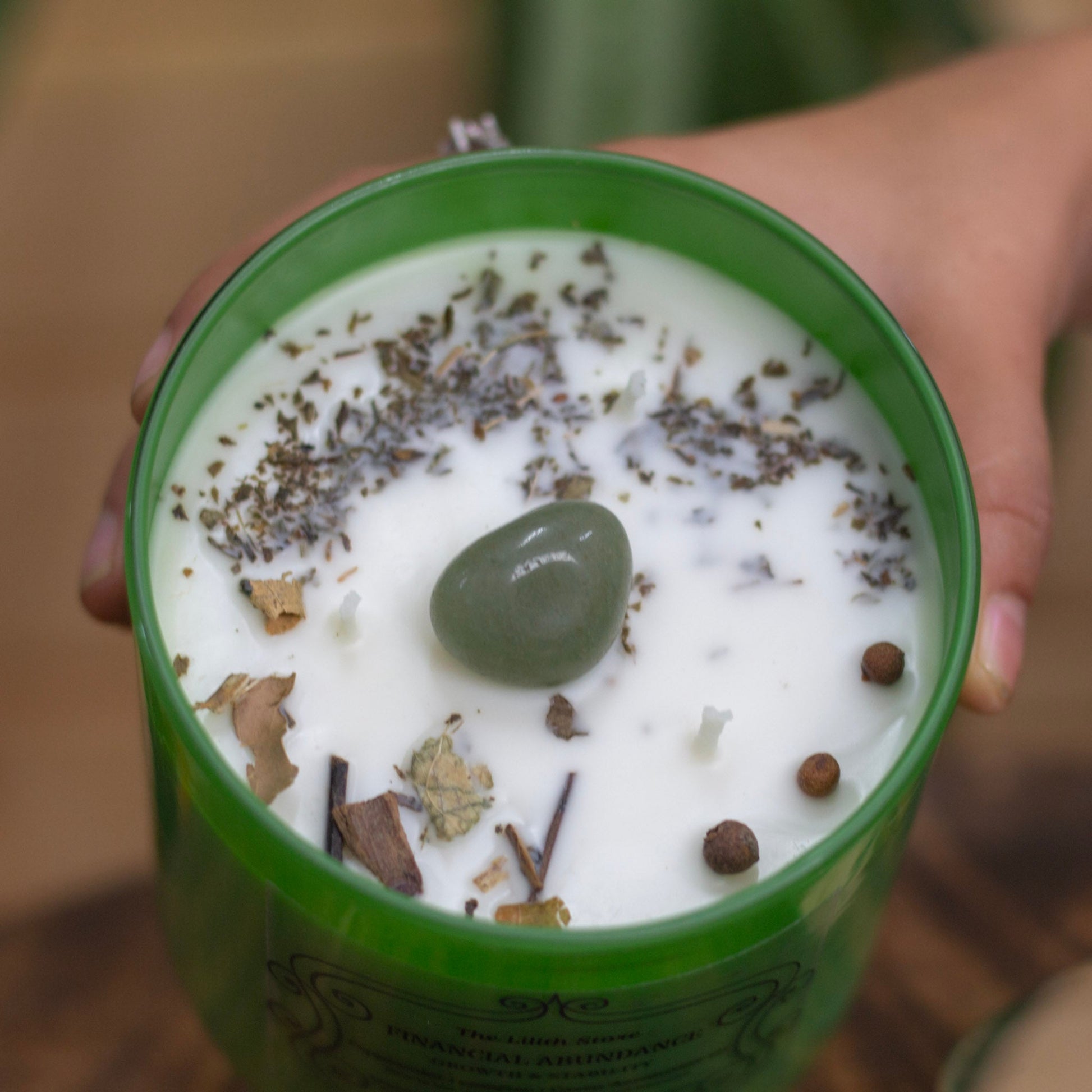 Financial Abundance - Growth & Stability Intention Candle | Ritual