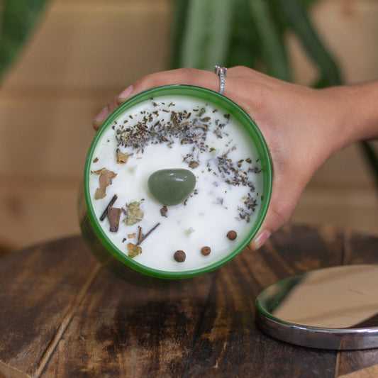 Financial Abundance - Growth & Stability Intention Candle | Ritual