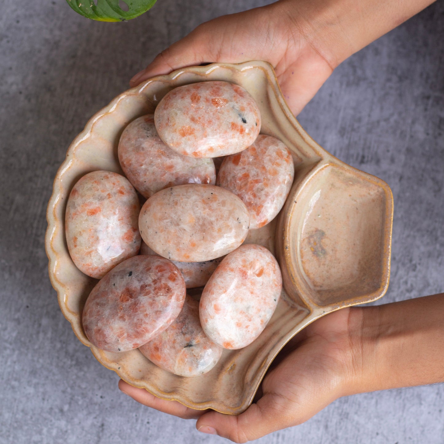 Sunstone Palm Size Stone | Of Stability & Personal Strength Crystal