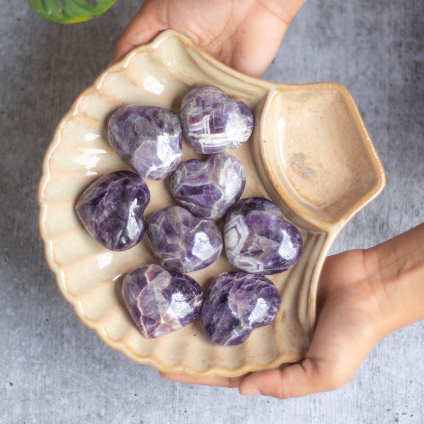 Amethyst Heart | Helps Activating Third Eye & Psychic Abilities Crystal Stones