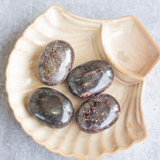 Garnet Palm Stone Crystal & Stones