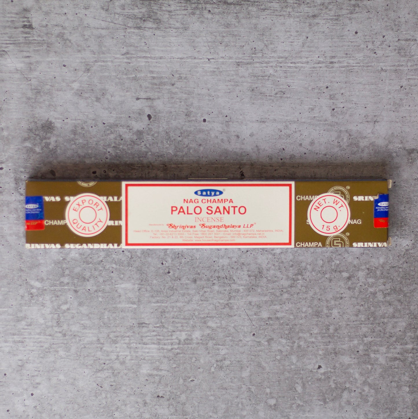 Satya Palo Santo Incense Stick | Set Of 5 Packets & Resin