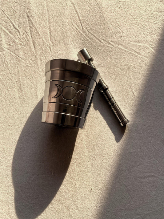 Triple Moon Mortar Pestle Altarware | Altar