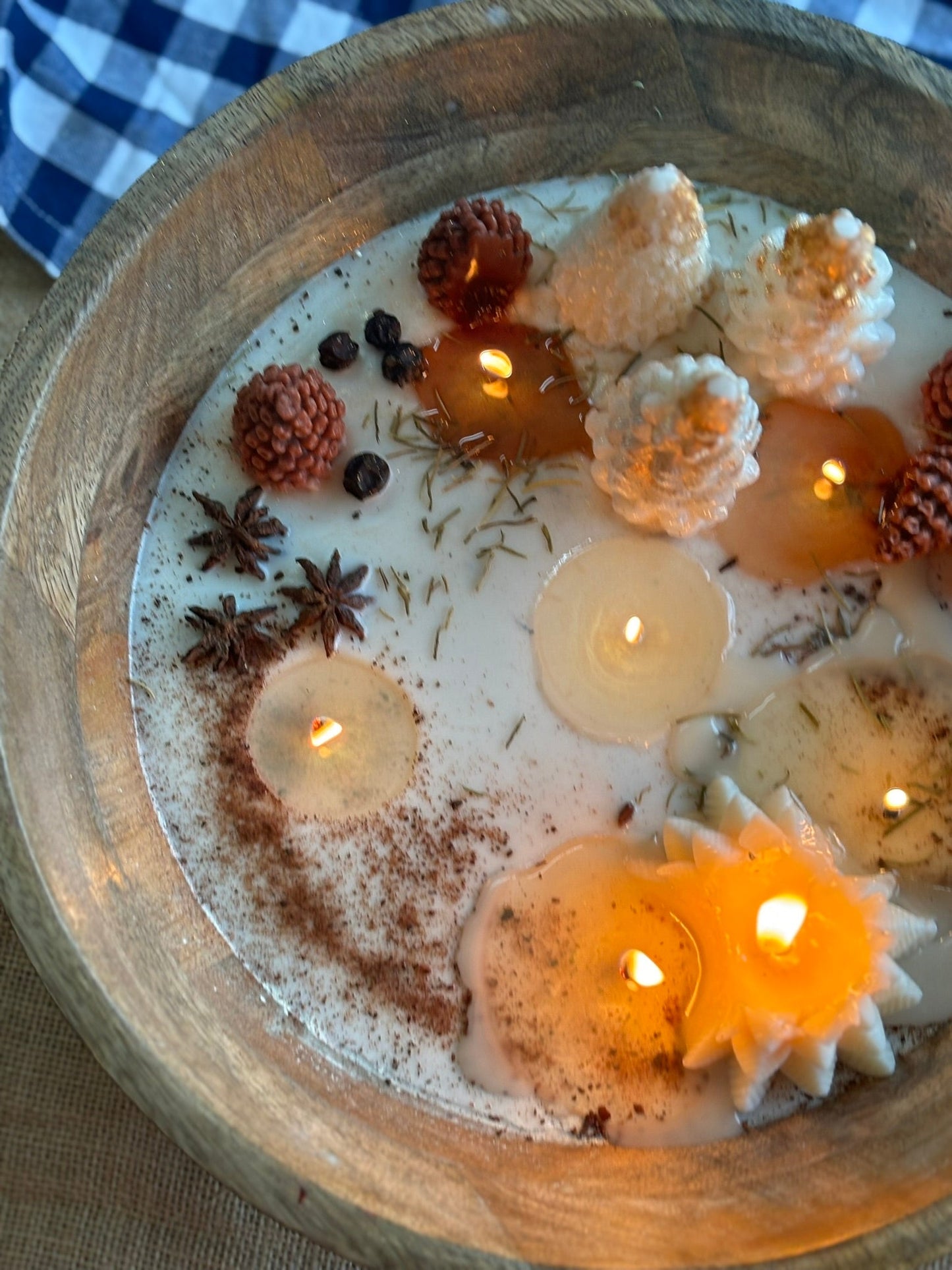 Warm & Cozy Land Large Bowl Soy Scented Candle | Huge Candle