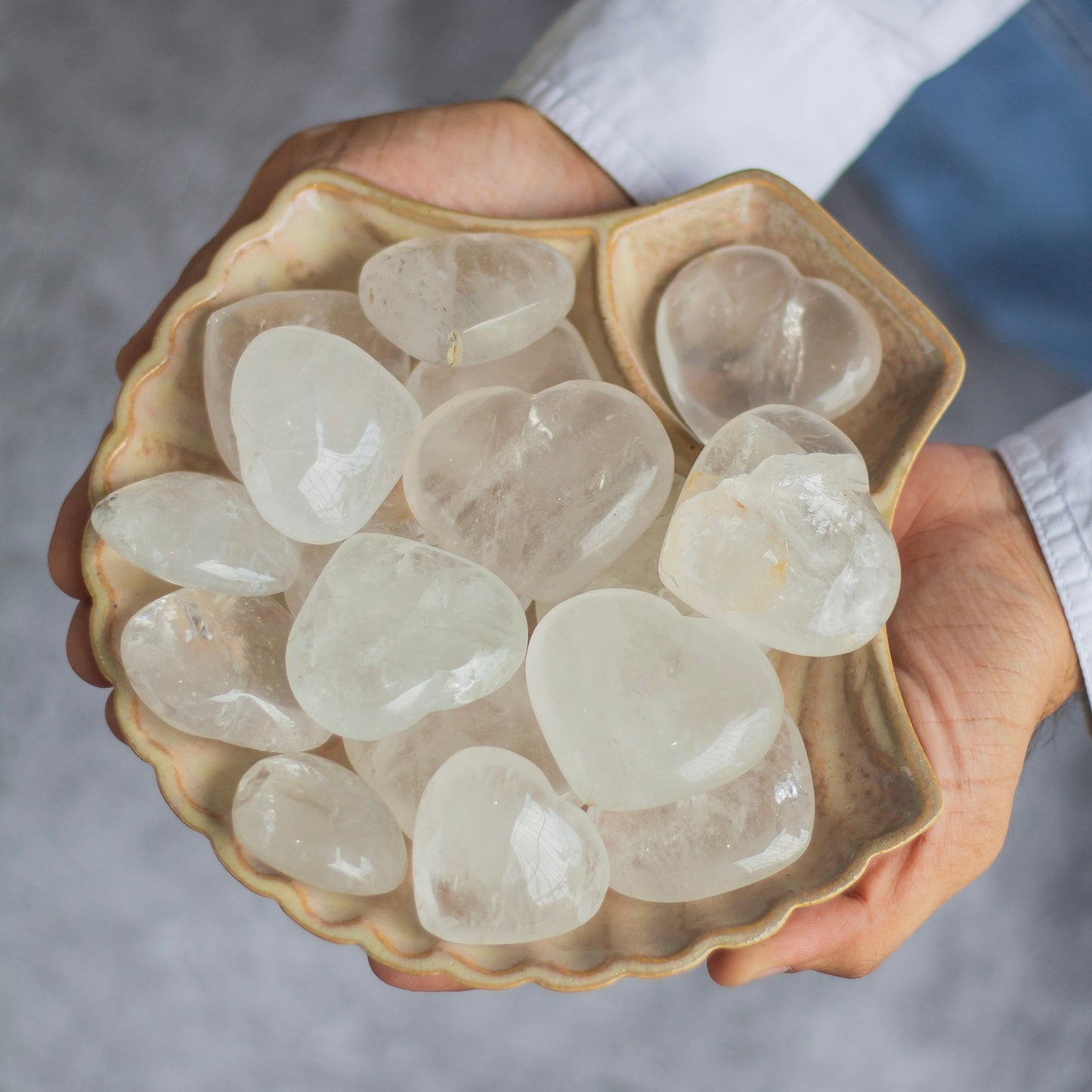 Clear Quartz Heart | Master Healer Crystal Bracelet