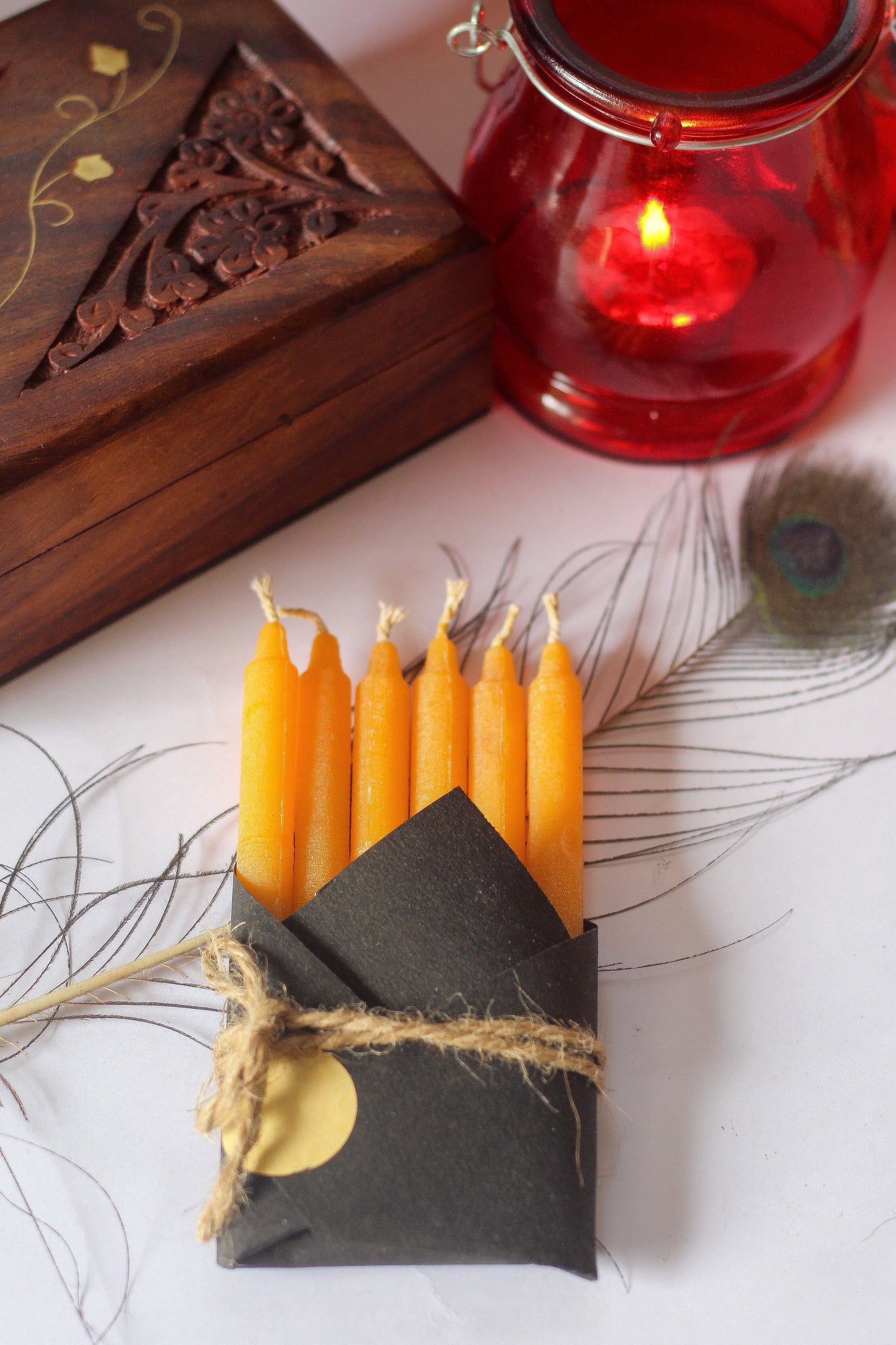Orange Candle | Spell Work - Set Of 25 50 100 200