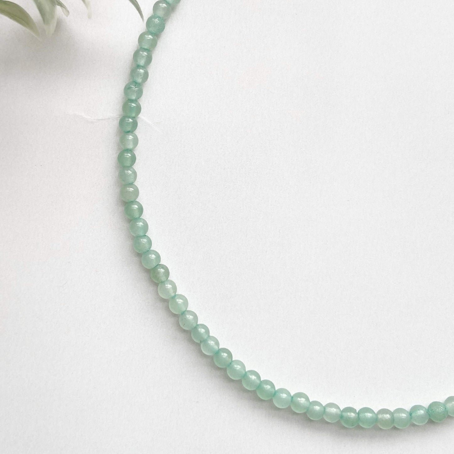 Green Aventurine Mini Beads Necklace Crystal Jewellery