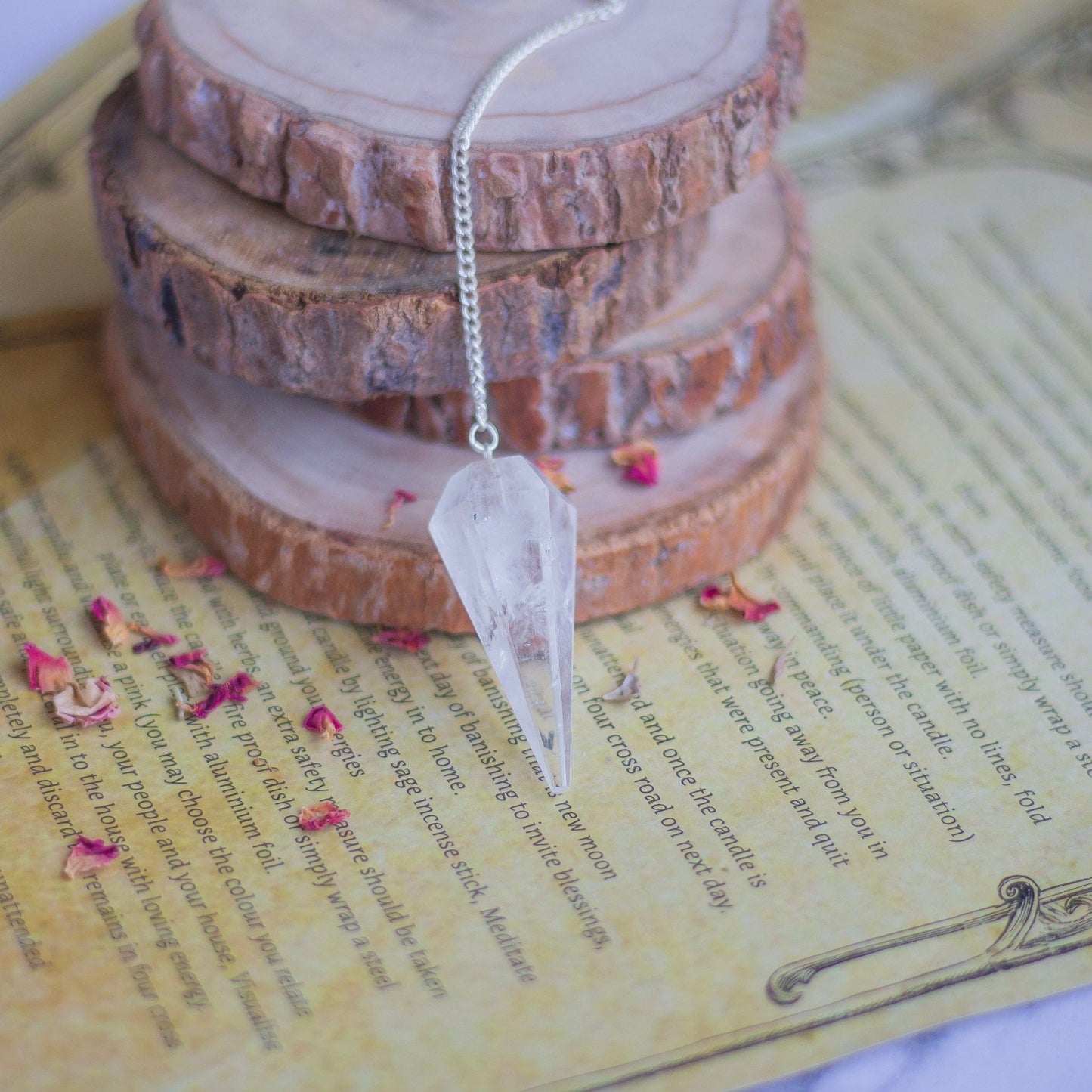 Clear Quartz Pendulum Crystal