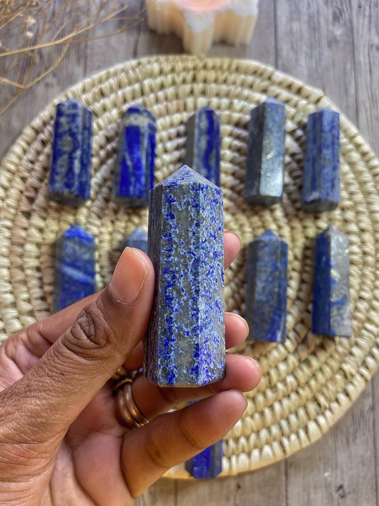 Lapis Lazuli Mini Point | Expression & Communication Crystal Stones