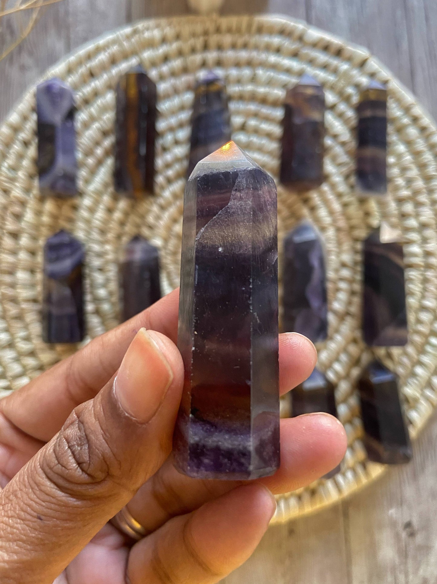 Fluorite Mini Point Crystal & Stones