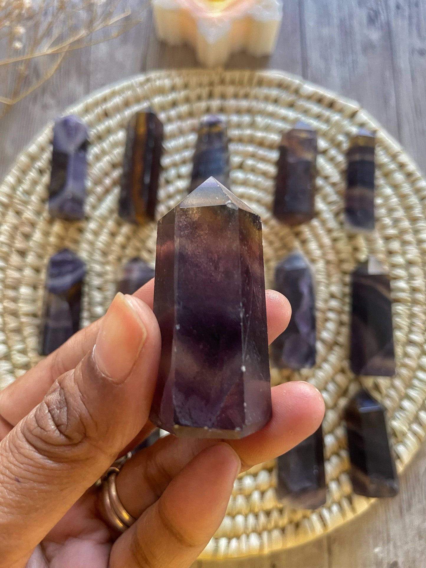 Fluorite Mini Point Crystal & Stones