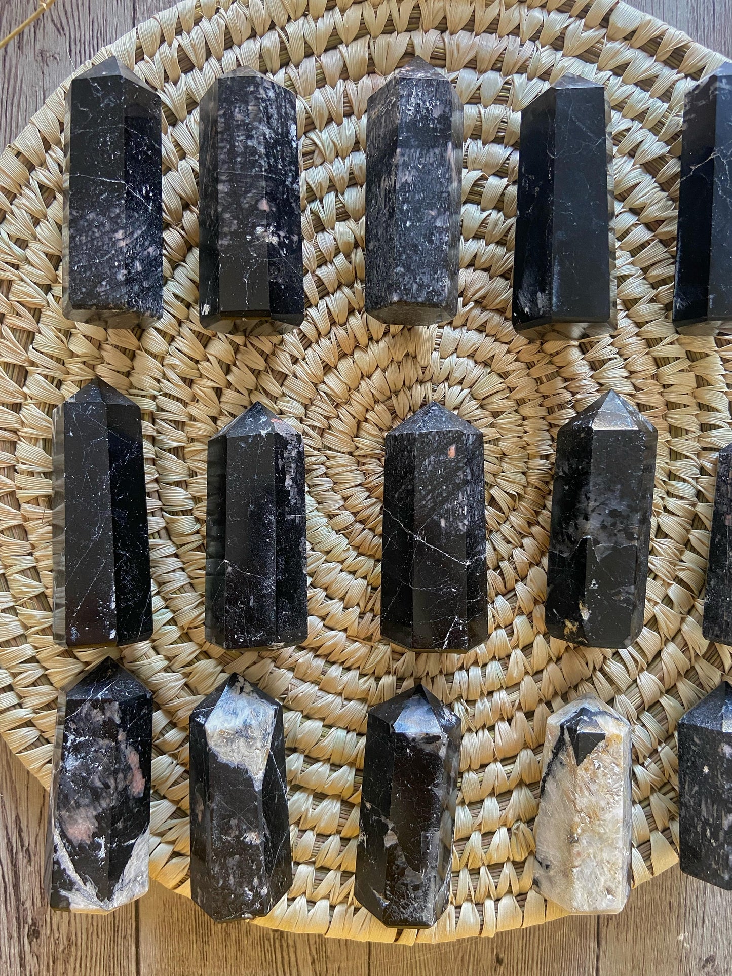Black Tourmaline Mini Point | Protection & Grounding Crystal Stones