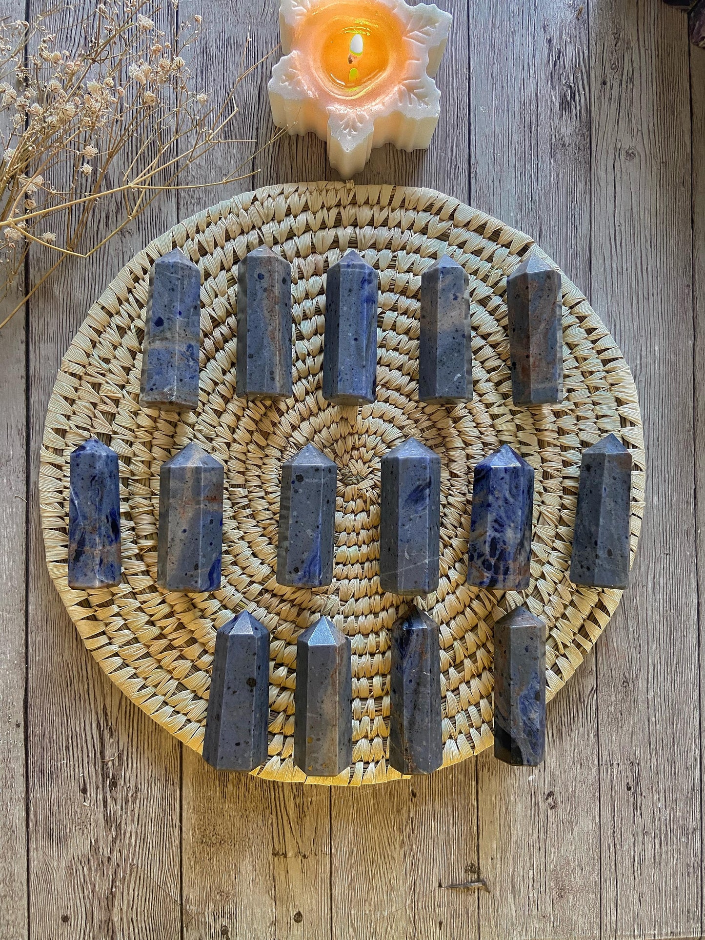 Sodalite Mini Point | Intution & Self Acceptance Crystal Stones