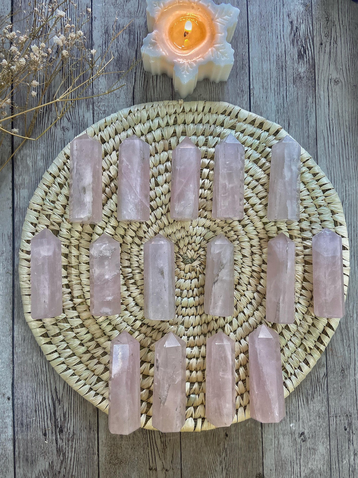 Rose Quartz Mini Point | Self Love & Confidence Crystal Stones